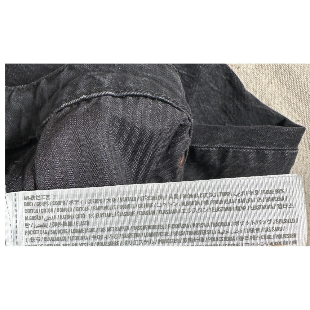 Abercrombie & Fitch Curve Love High Rise Straight Jeans Black 28 Long Women Tall - Picture 4 of 8